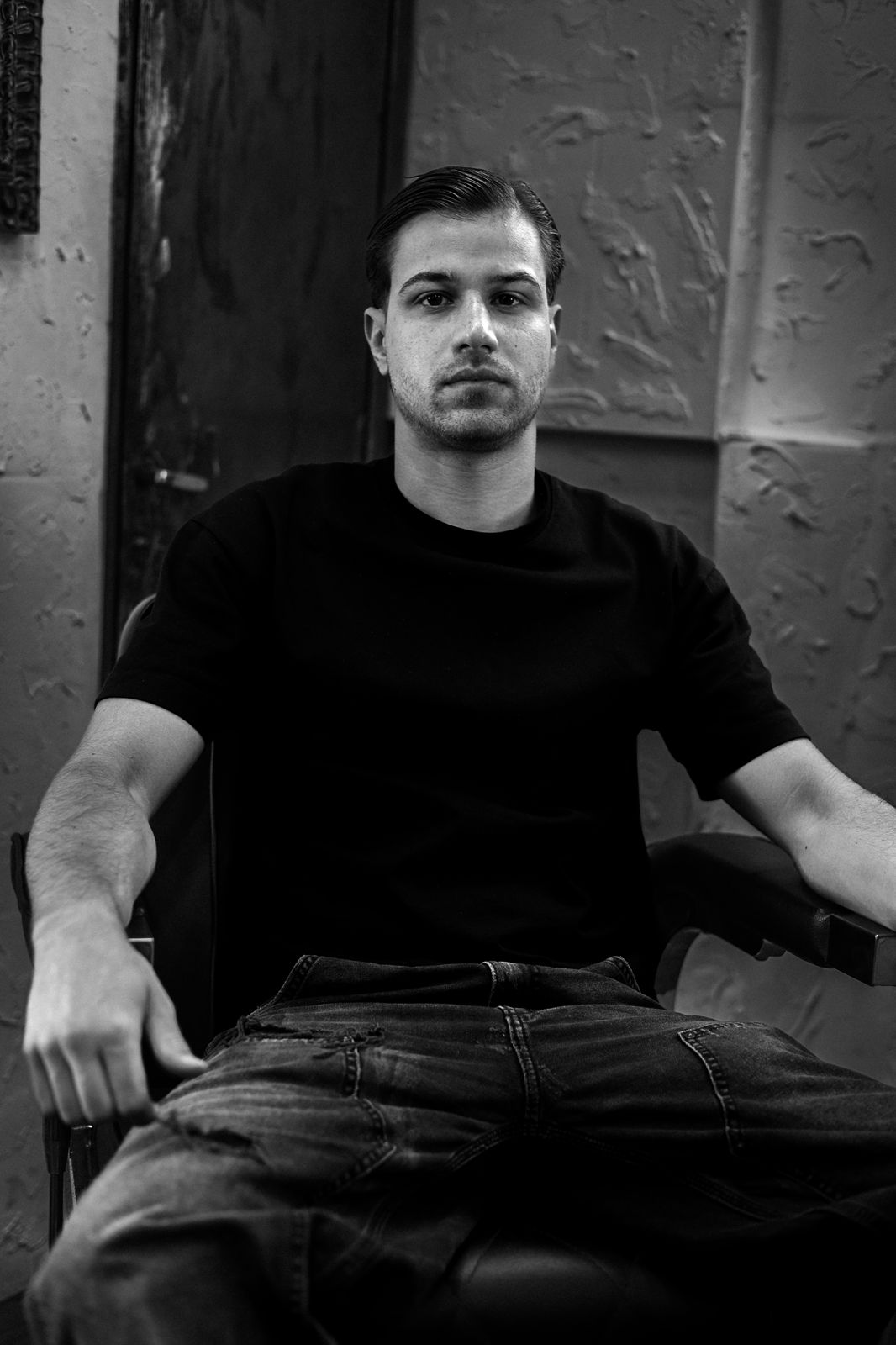 Kostas — barber at Fabrika